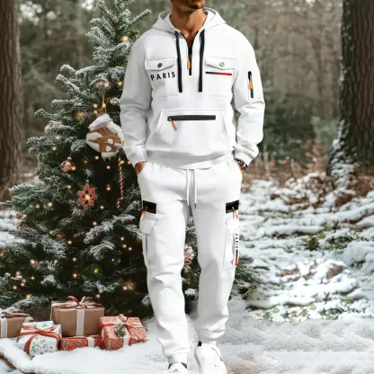 🔥2026 Men's Autumn&Winter Hooded Fashion Sweatshirt With Multiple Pockets