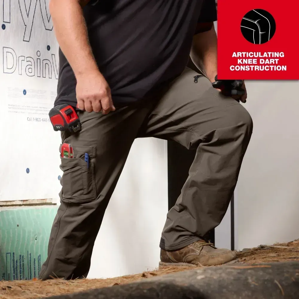 Men's 8-PACK FREEFLEX Tech Work Pants with 7 Pockets