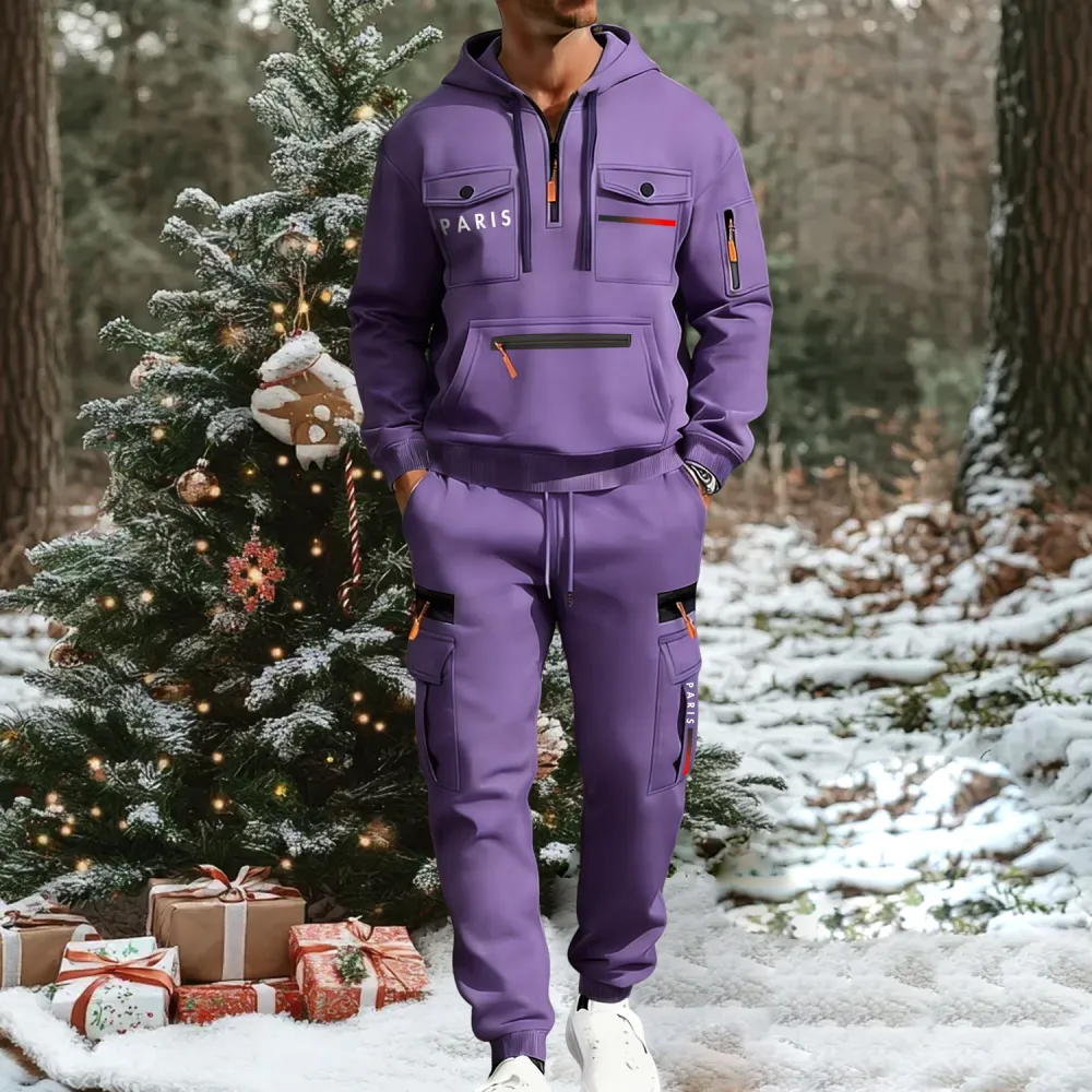 🔥2026 Men's Autumn&Winter Hooded Fashion Sweatshirt With Multiple Pockets