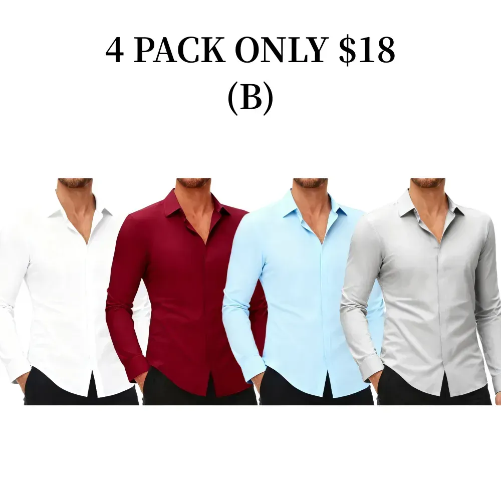 Men’s Long-Sleeve Stretch Shirt