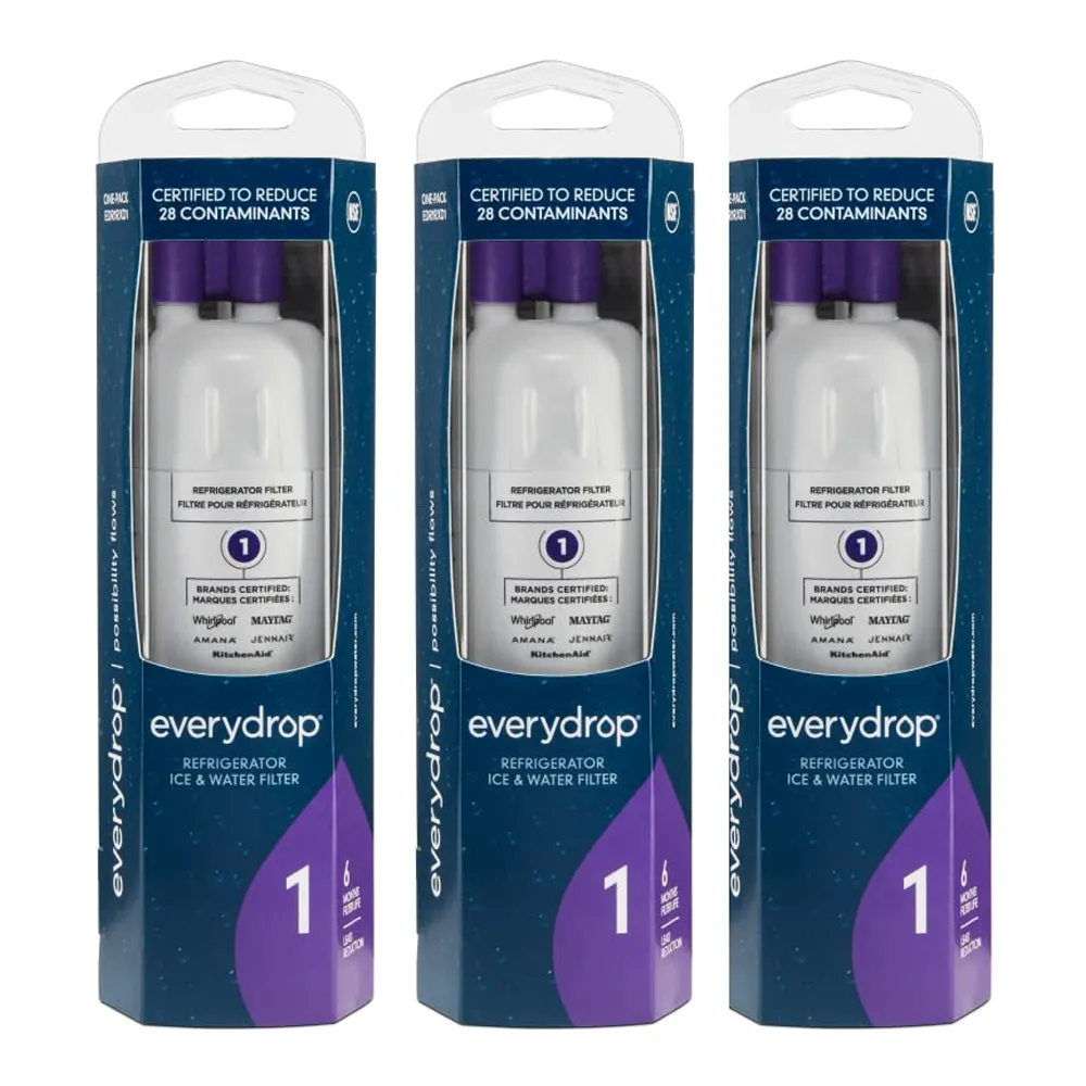 Everydrop by Whirlpool Ice and Water Refrigerator Filter 1, EDR1RXD1