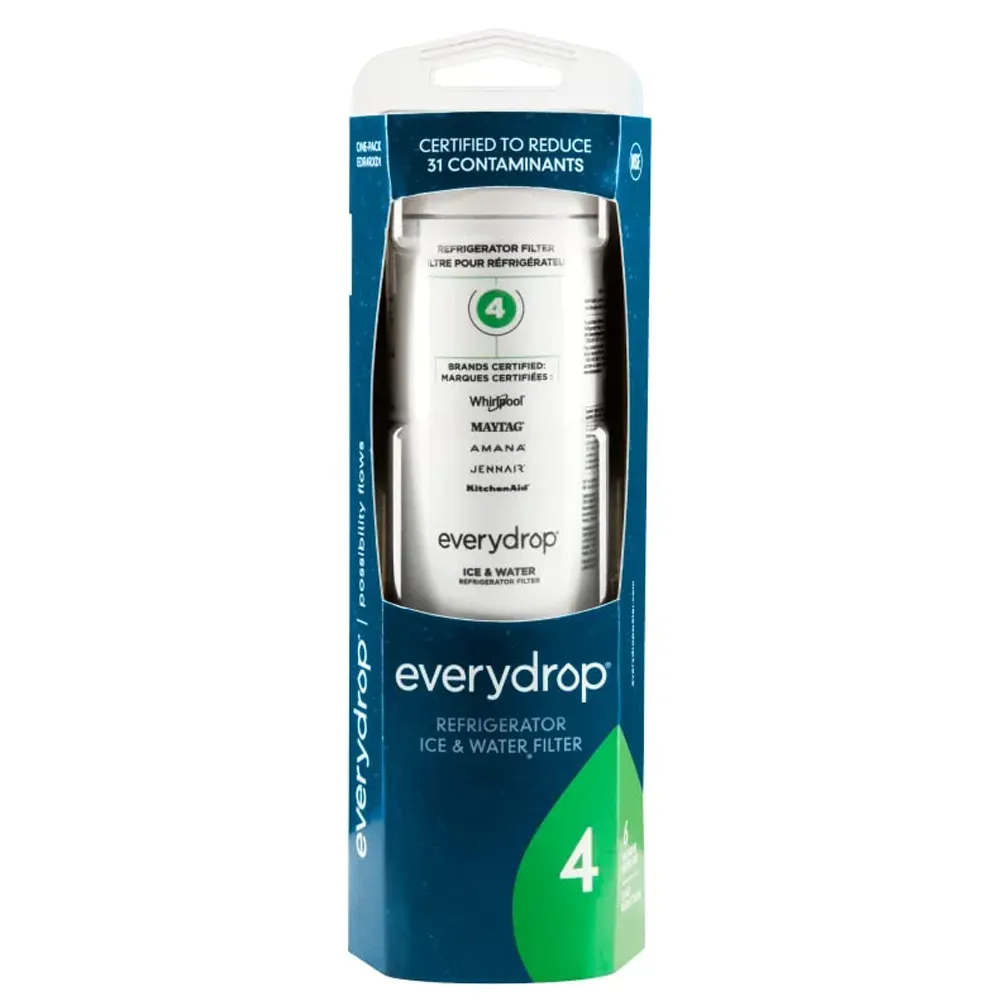 Everydrop by Whirlpool Ice and Water Refrigerator Filter 4, EDR4RXD1