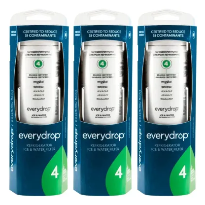 Everydrop by Whirlpool Ice and Water Refrigerator Filter 4, EDR4RXD1