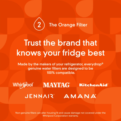 EveryDrop® by Whirlpool Ice and Water Refrigerator Filter 2, EDR2RXD1