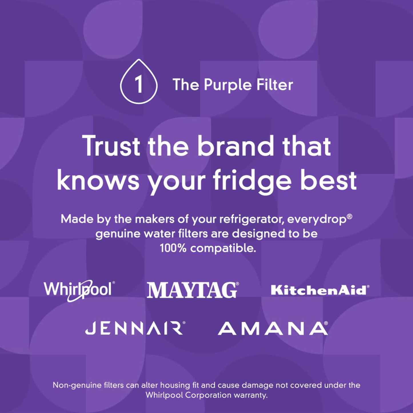 EveryDrop® by Whirlpool Ice and Water Refrigerator Filter 1, EDR1RXD1