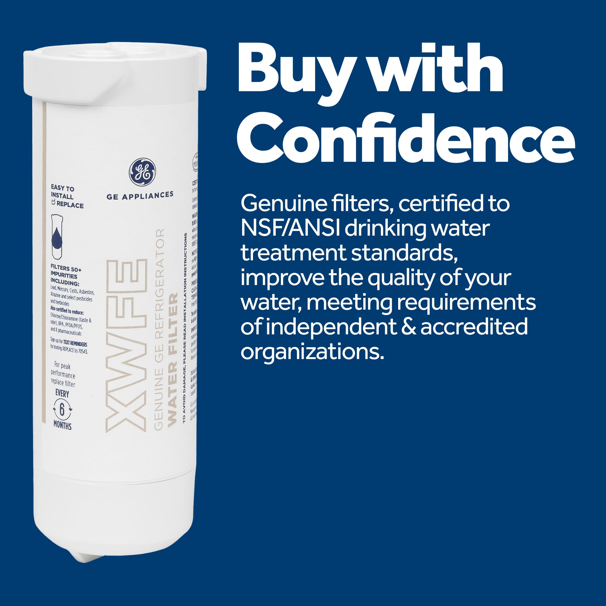 GE XWFE Refrigerator Water Filter - XWFE GE water filter