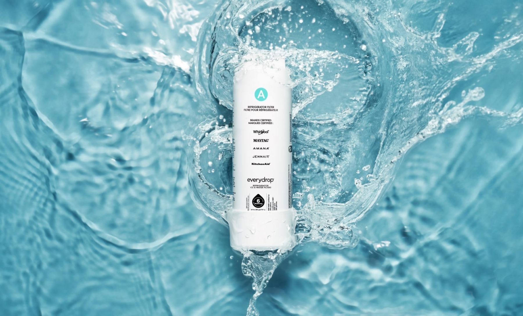 everydrop Filter A ,Ice and Whirlpool Refrigerator Water Filter A,EDRARXD1