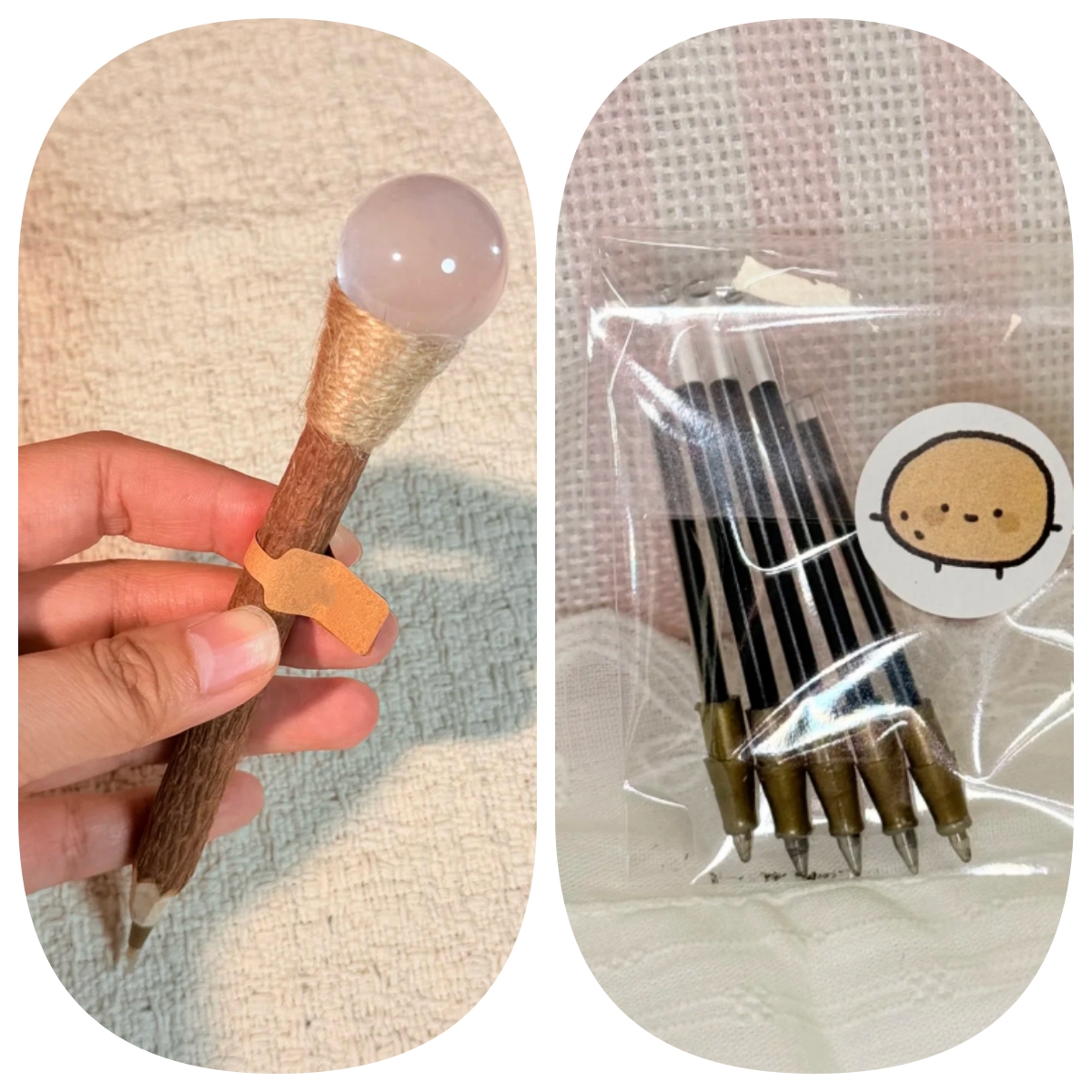 Handcrafted Aquamarine Lucky Crystal Pen