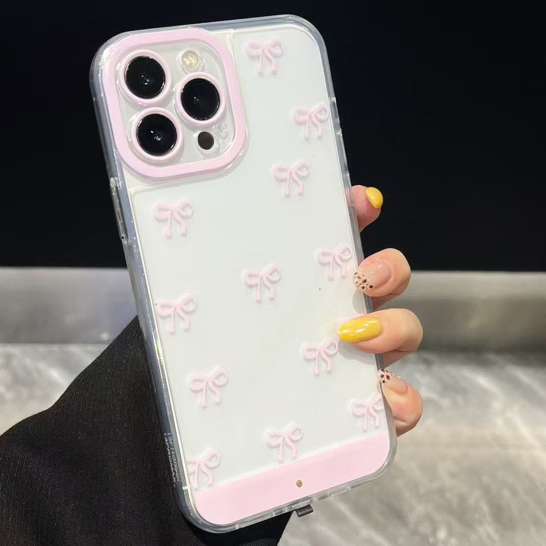 Vibrant LED bowknot phone case