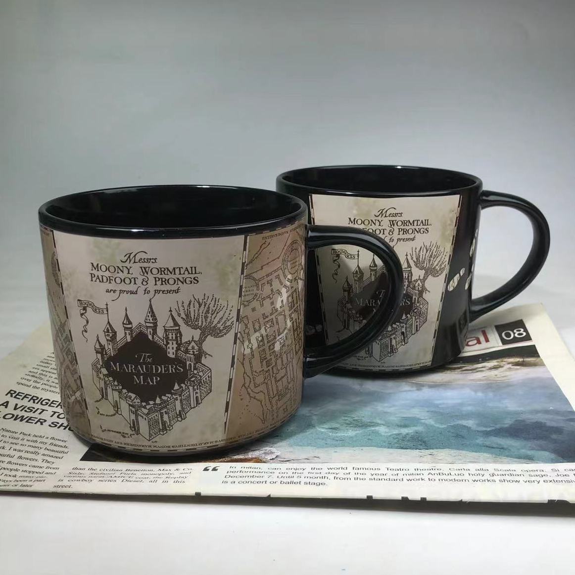 Castle color changing mug coffee cup