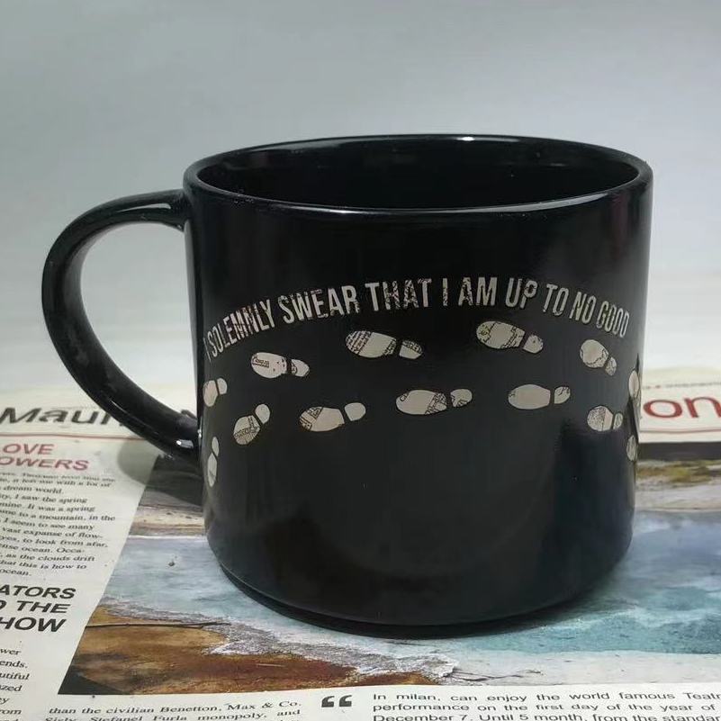 Castle color changing mug coffee cup