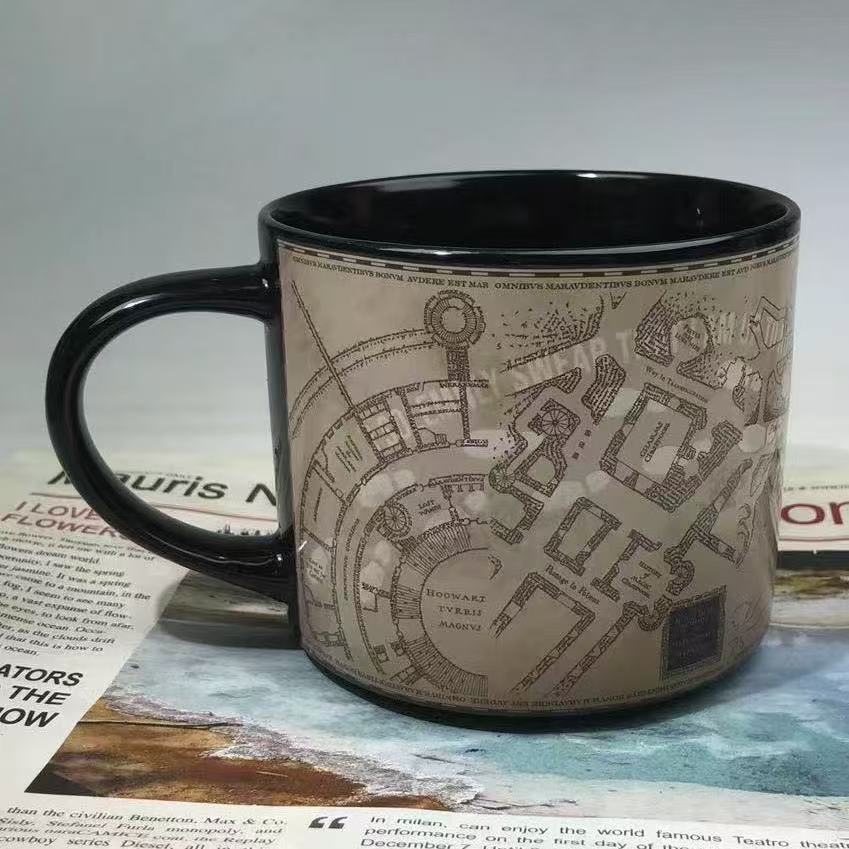 Castle color changing mug coffee cup