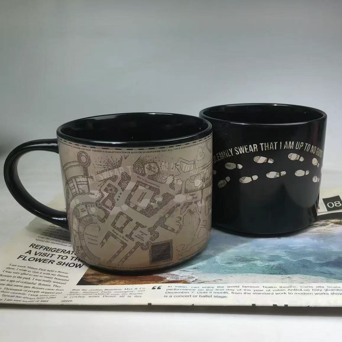 Castle color changing mug coffee cup