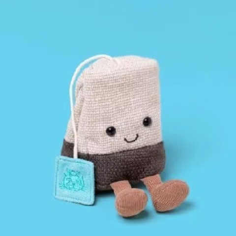 Cute Cartoon Doll Tea Bag Charm