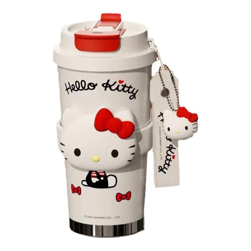 Cute Cartoon Cat Insulated Mug