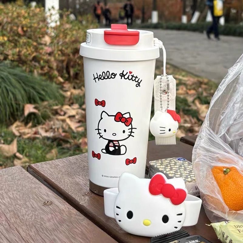 Cute Cartoon Cat Insulated Mug
