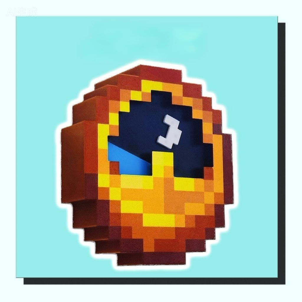 Minecraft 1:1 Pixel Clock