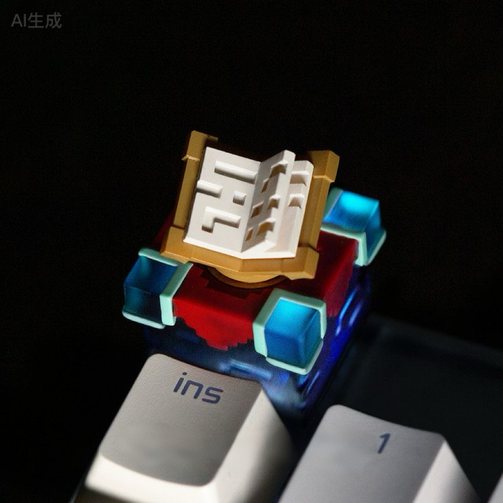 Minecraft 3D Enchanting Table Keycap