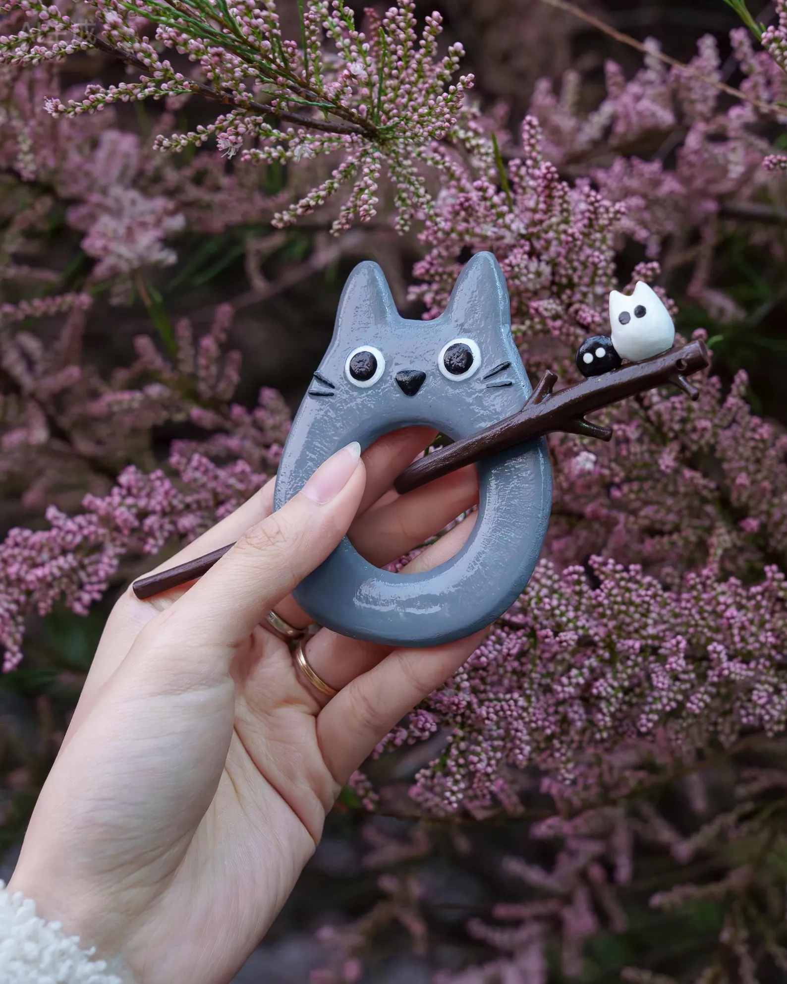 Calcifer Flame Inspired Hair Stick Barrette