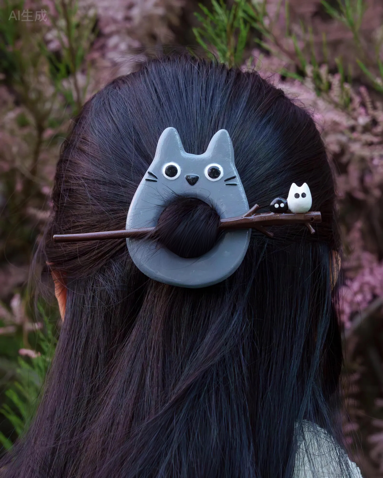 Calcifer Flame Inspired Hair Stick Barrette