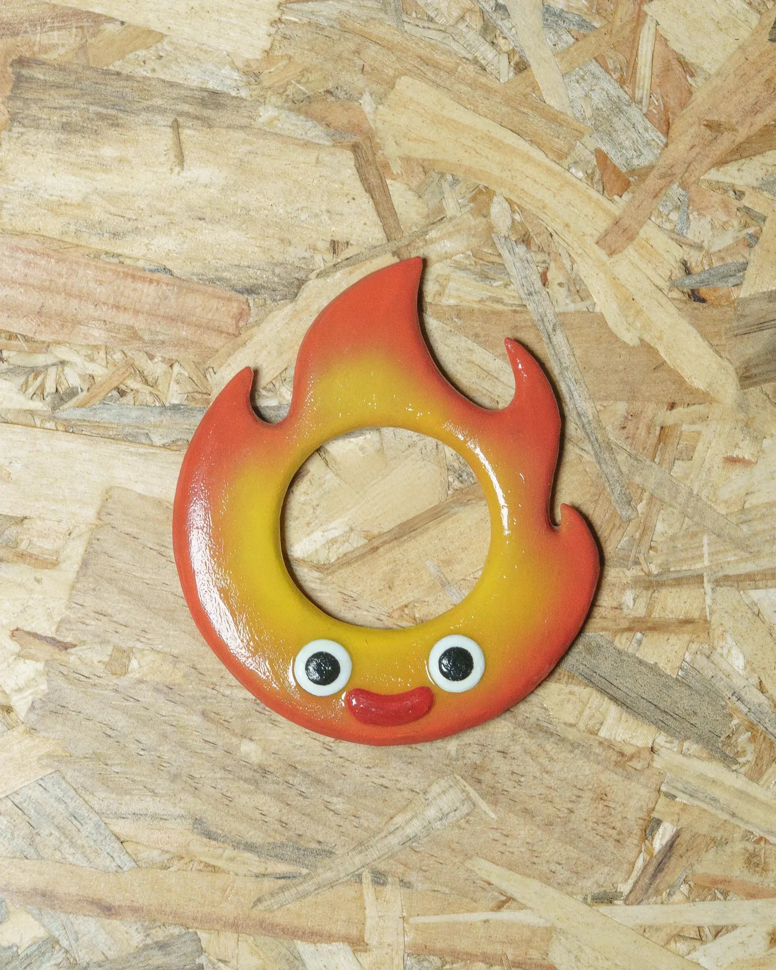 Calcifer Flame Inspired Hair Stick Barrette