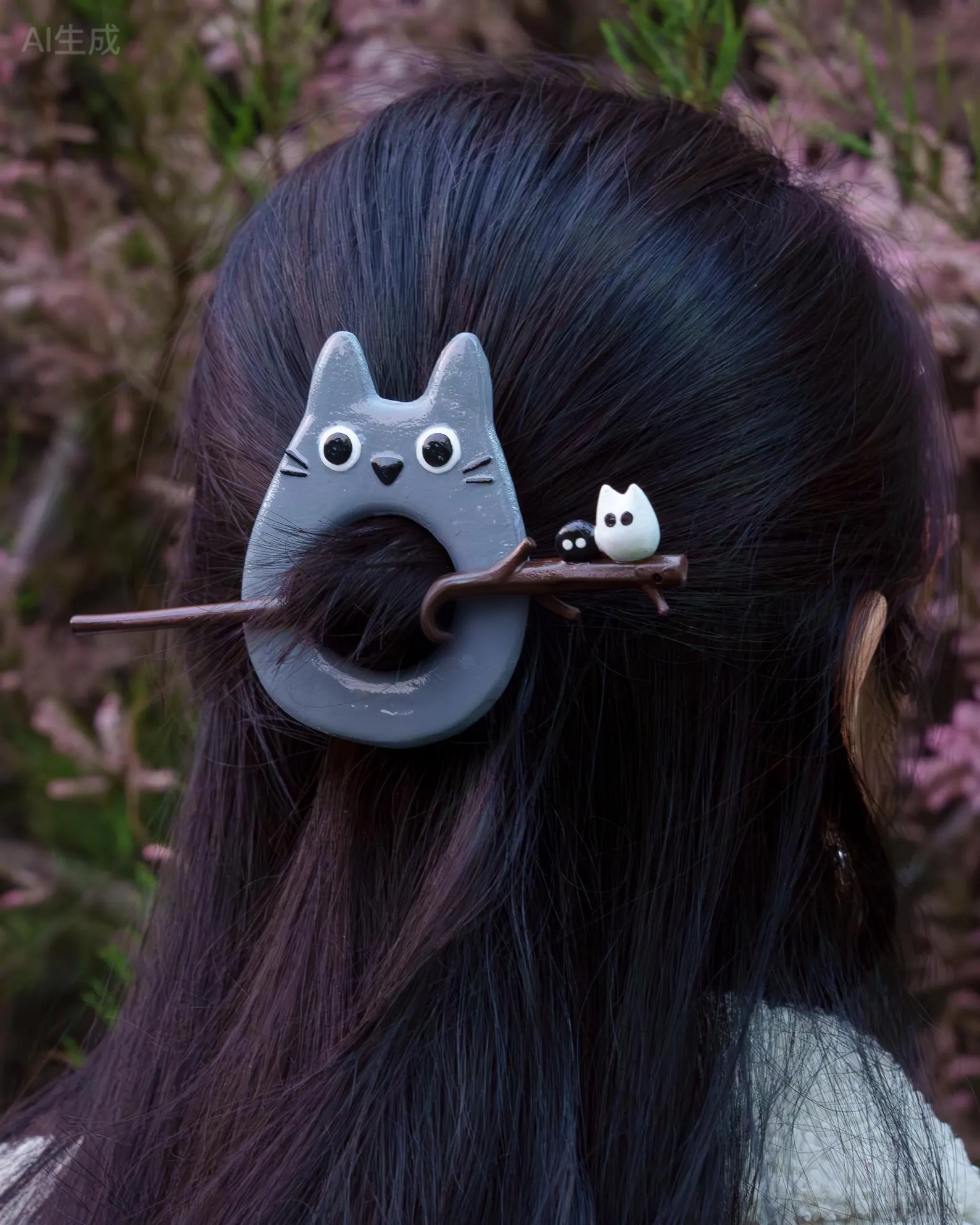 Calcifer Flame Inspired Hair Stick Barrette