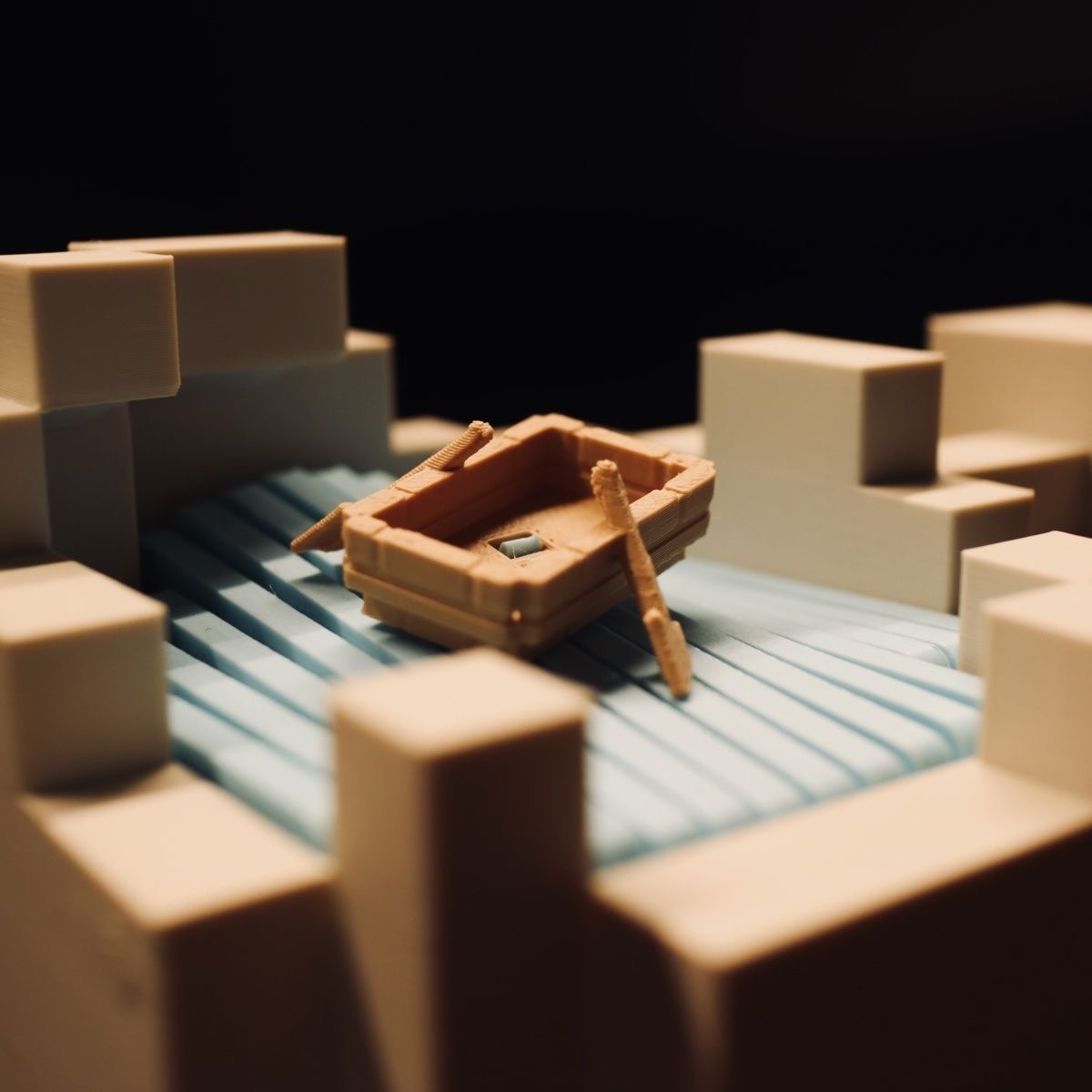 Minecraft Potion Bottle 3D Art Floating Bottle-in-Bottle