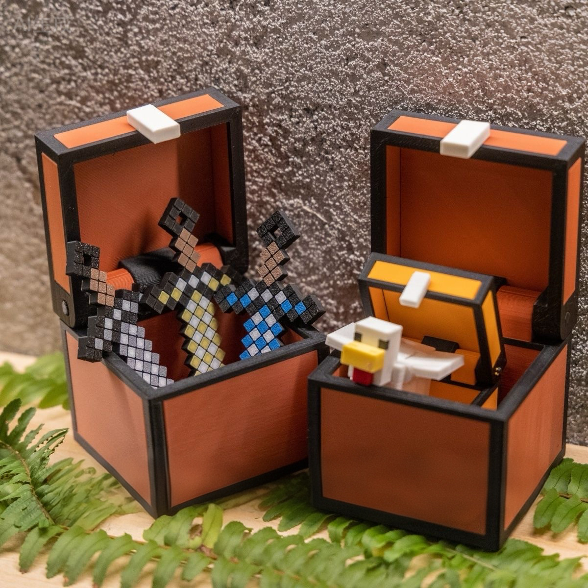 Minecraft 1:1 Pixel Storage Box