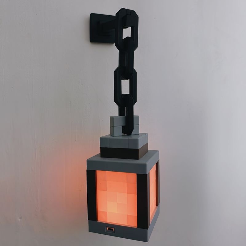 Minecraft 1:1 Pixel Remote-Controlled Lantern