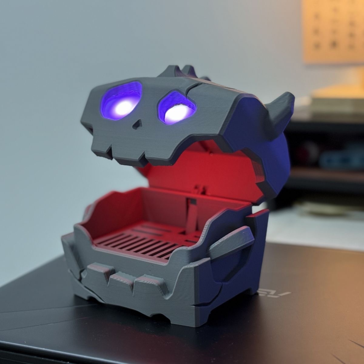 Voice-Activated Storage Box for Zelda Game Cards