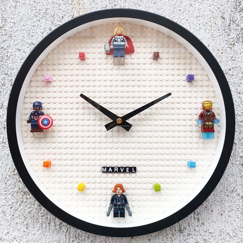 Christmas Holiday Clock with magnet charms