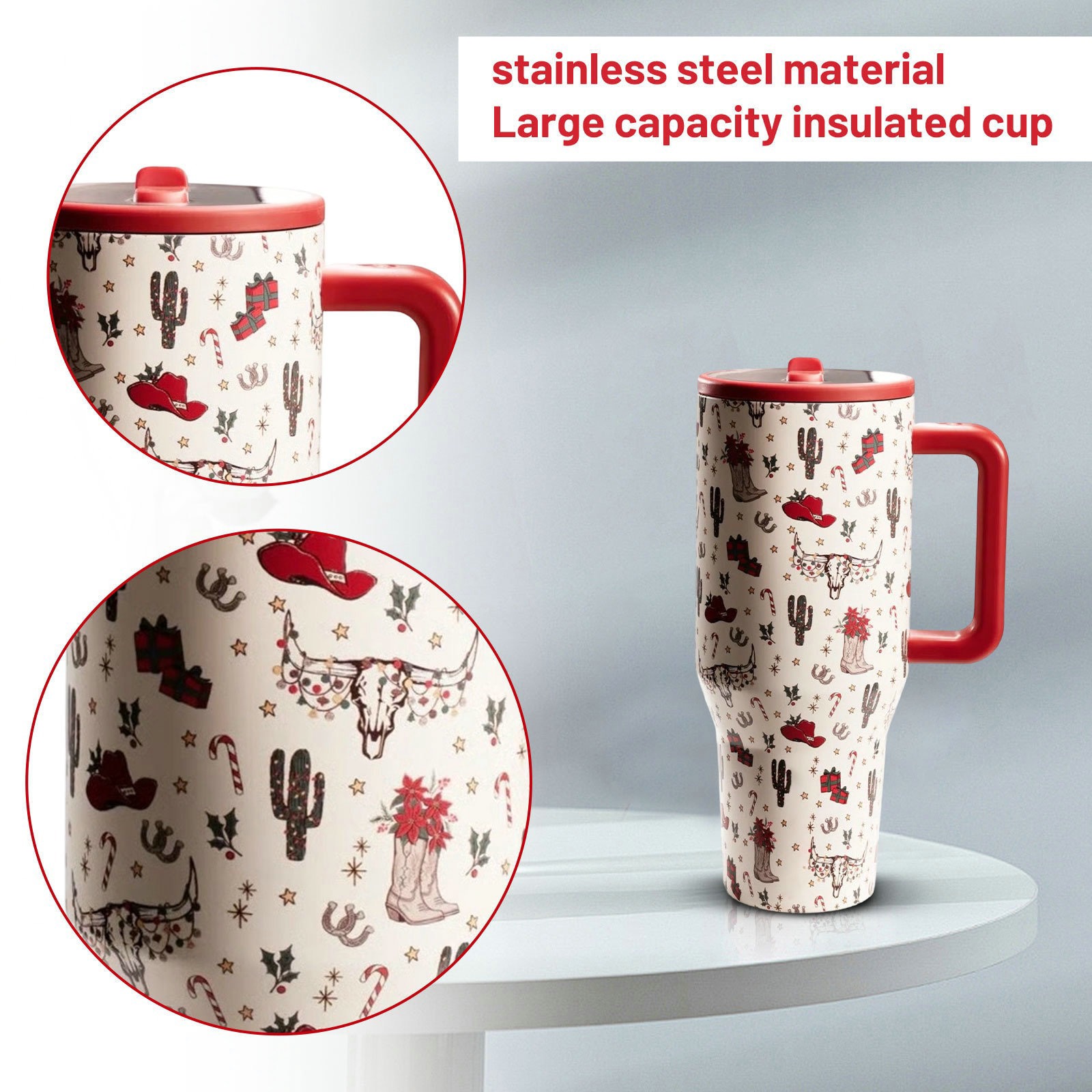 Christmas Ice King Cup Car Water Bottle