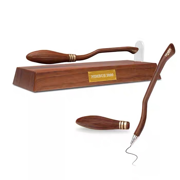 Wizard's Exclusive Flying Broom Floating Pen