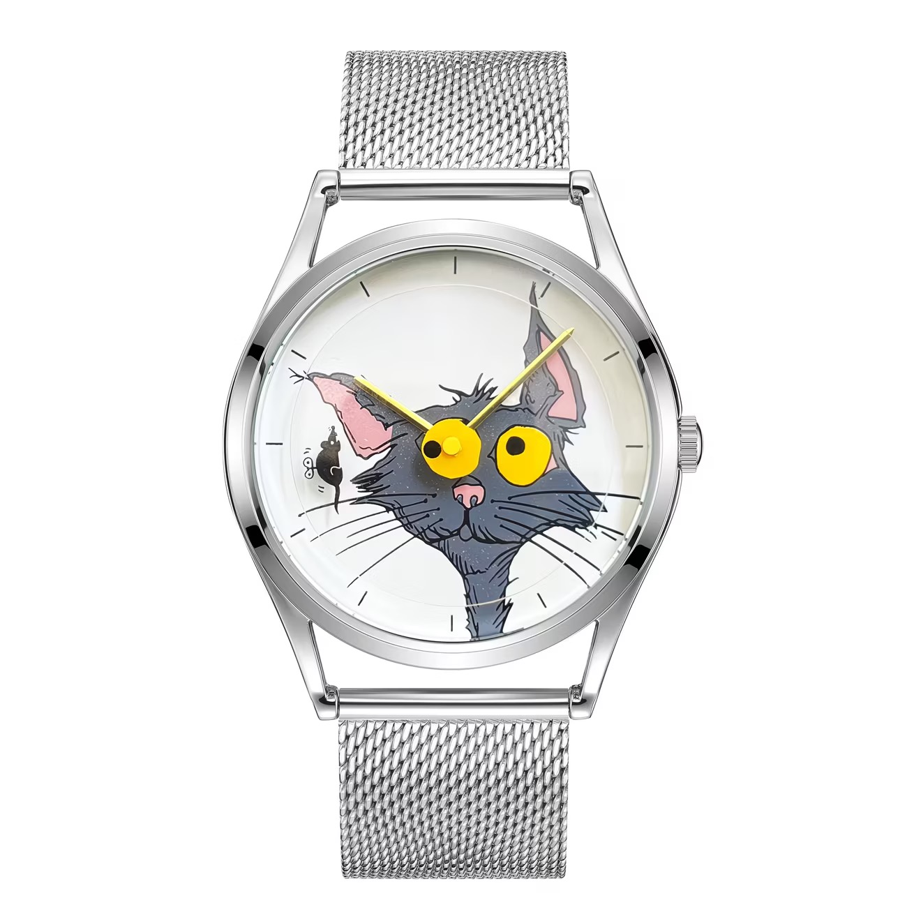 Playful Cat‑Mouse Watch