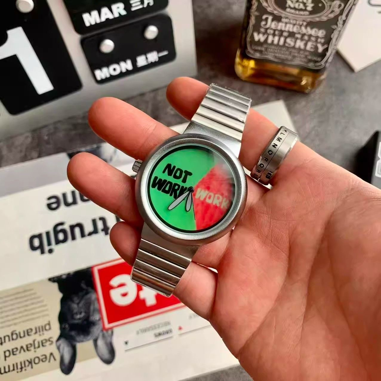 Work / Not Work Funny Novelty Quartz Watch