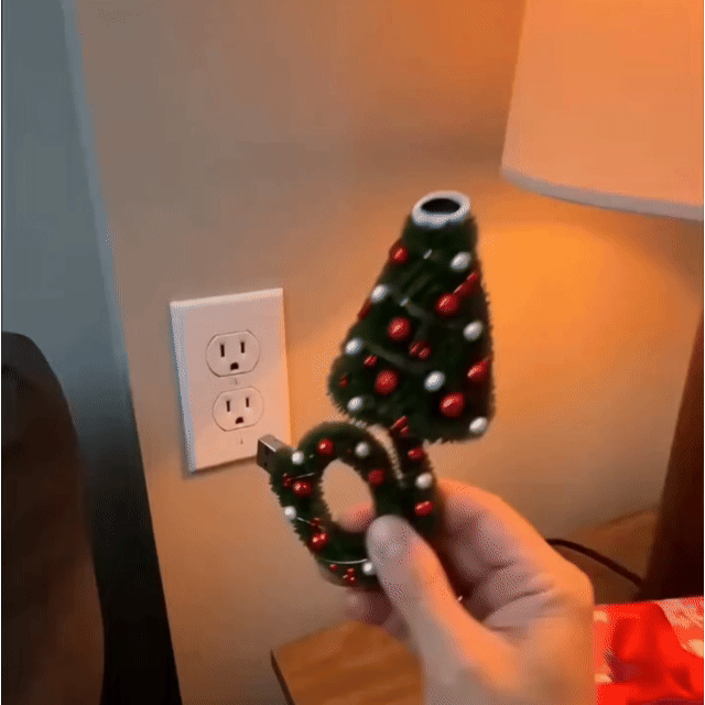 Plug-in Christmas Tree Projector Night Light