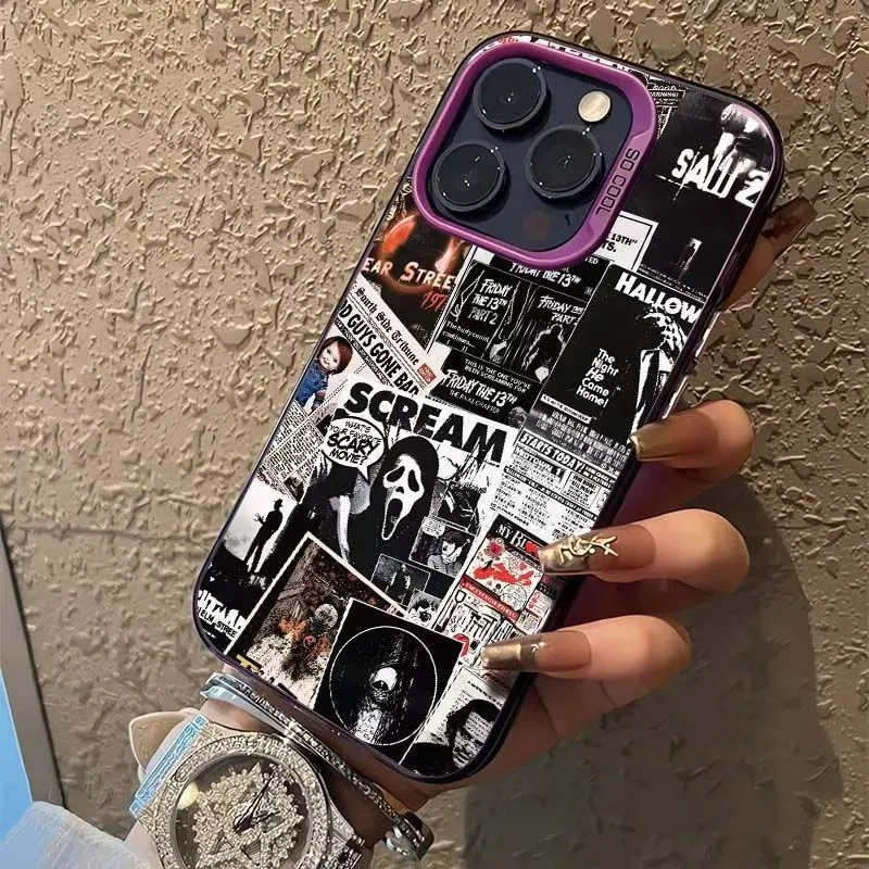 Personalized poster fragment color silver mobile phone case