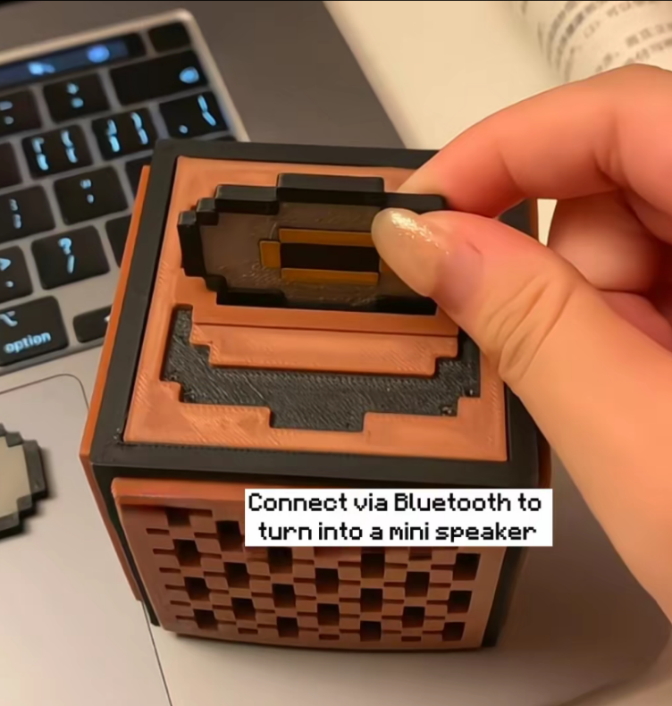 Minecraft Pixel Music Box Turntable