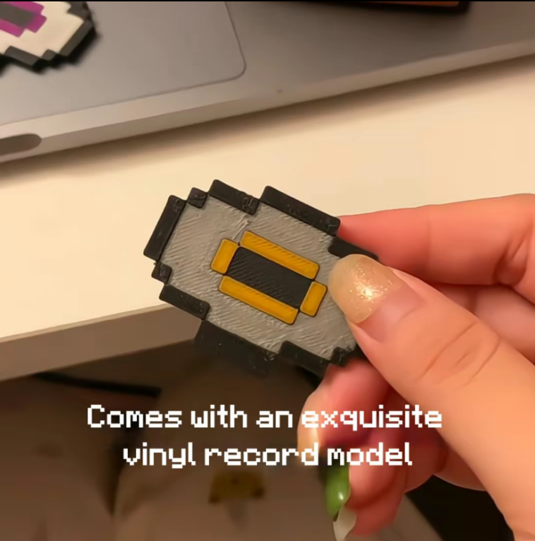 Minecraft Pixel Music Box Turntable