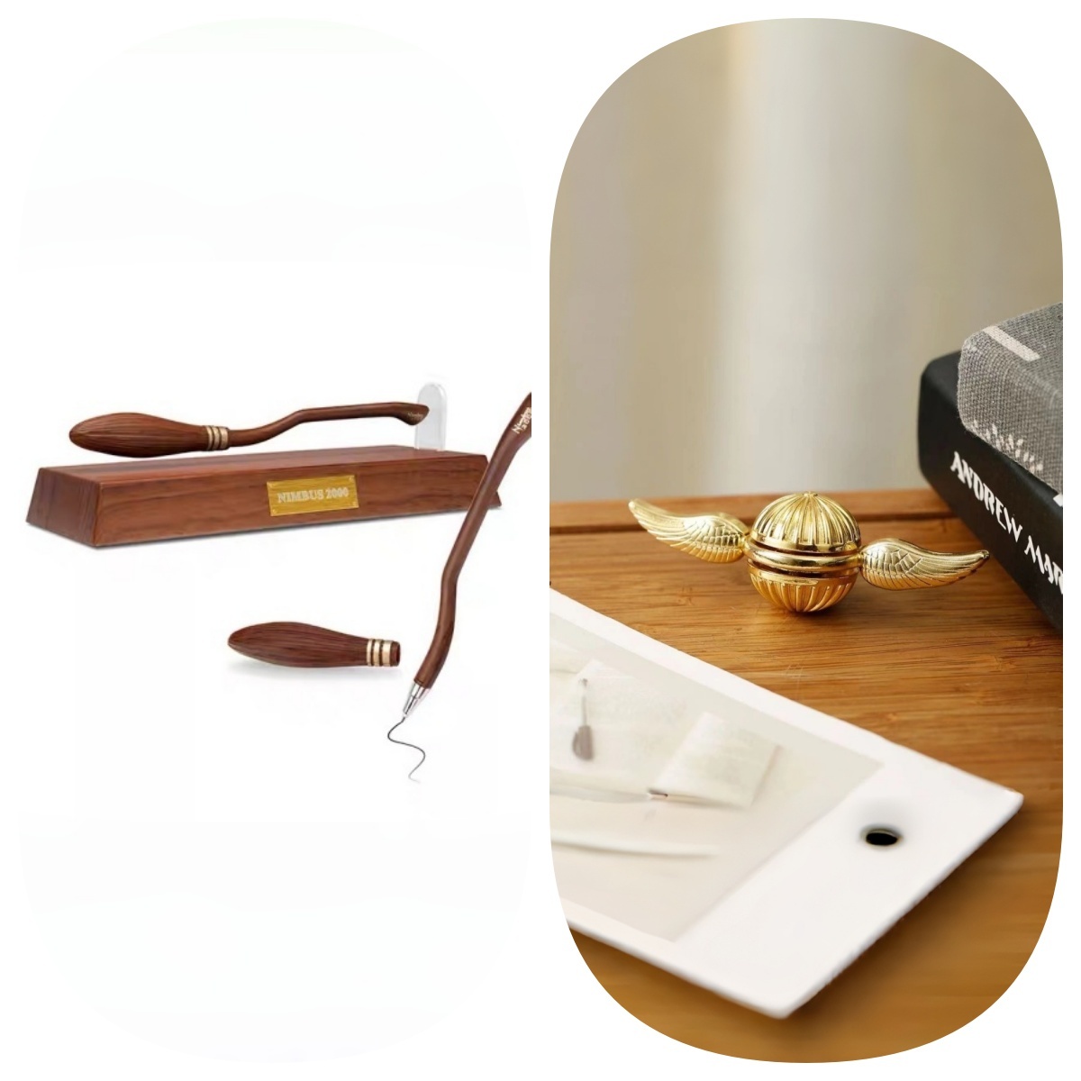 Wizard's Exclusive Flying Broom Floating Pen