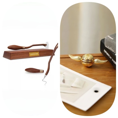 Wizard's Exclusive Flying Broom Floating Pen