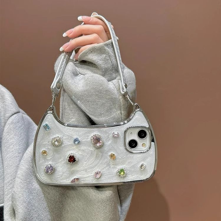 3D Colored Diamond Phone Case Bag
