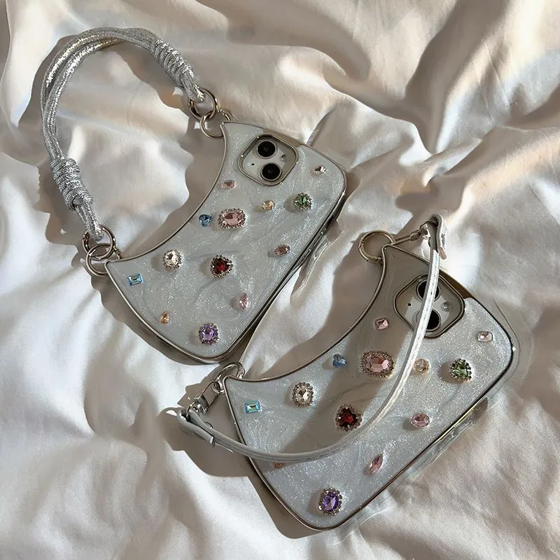 3D Colored Diamond Phone Case Bag
