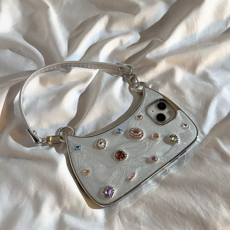 3D Colored Diamond Phone Case Bag