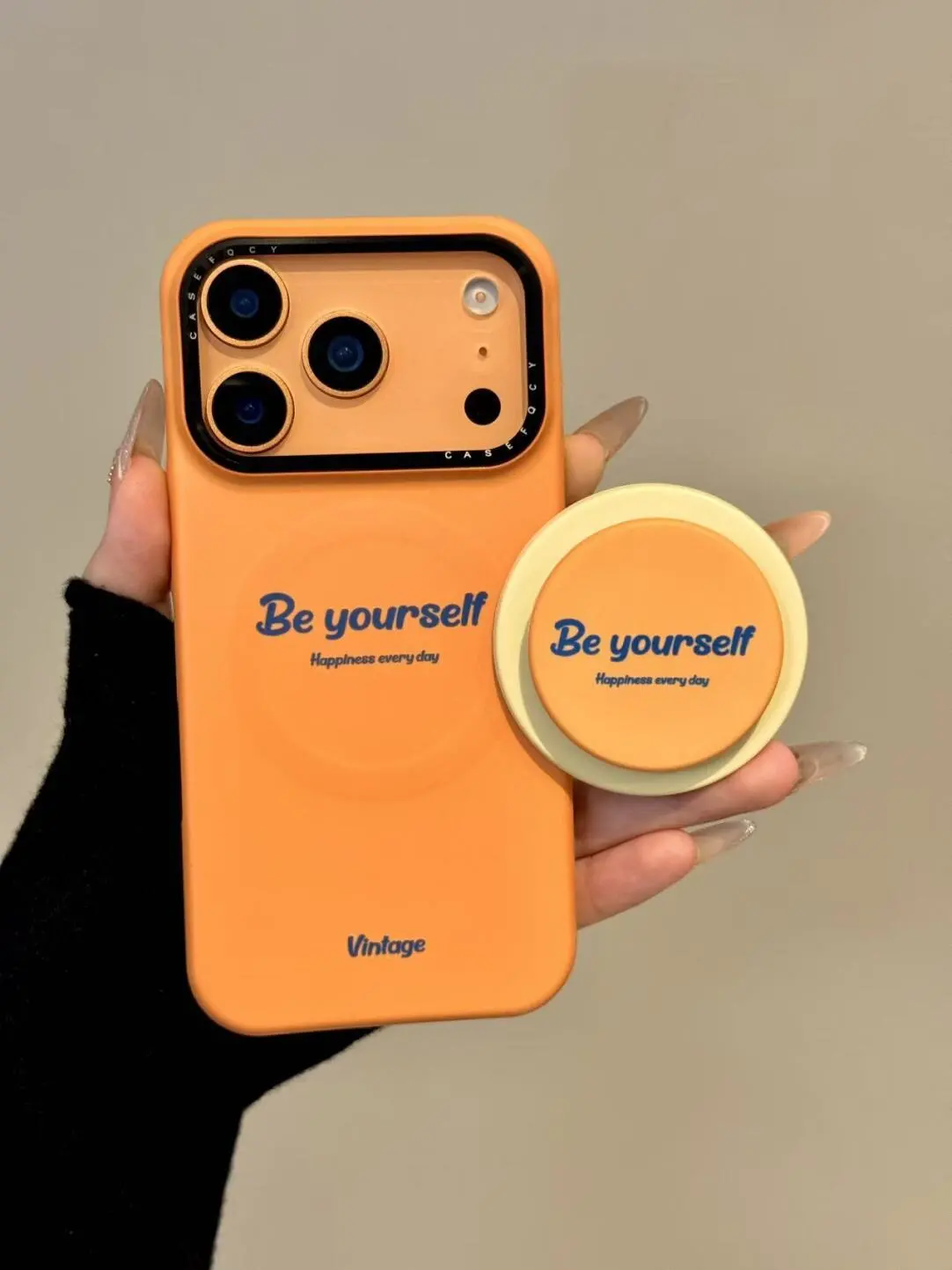 Orange film phone case