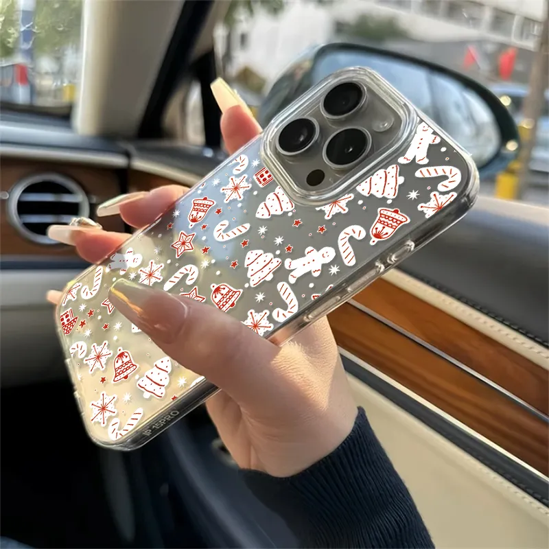 Cartoon Glitter Christmas Tree Full-Cover Phone Case