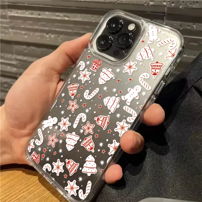 Cartoon Glitter Christmas Tree Full-Cover Phone Case