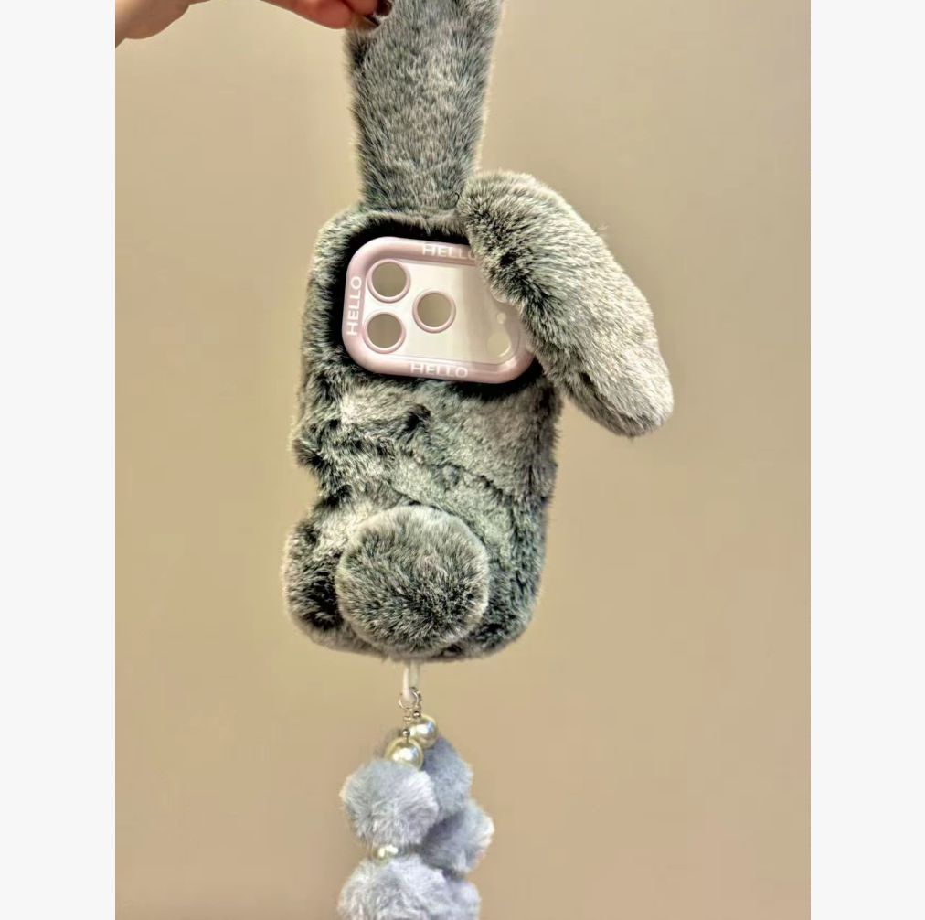 Plush Rabbit Phone Case