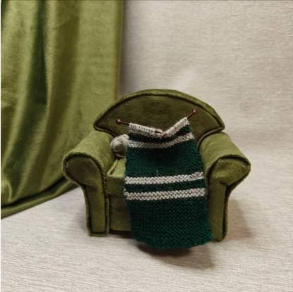 Handcrafted Magical Academy Sofa Fridge Magnet