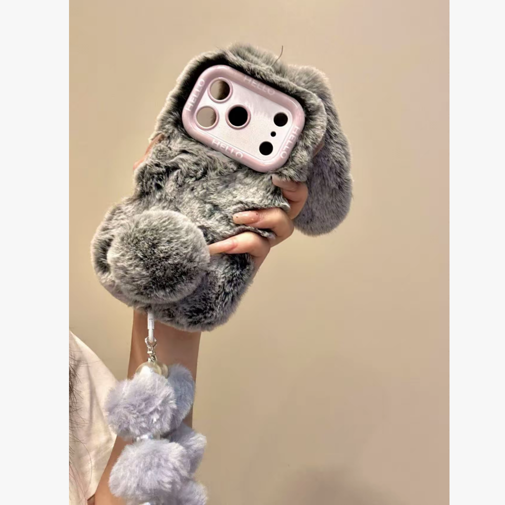 Plush Rabbit Phone Case